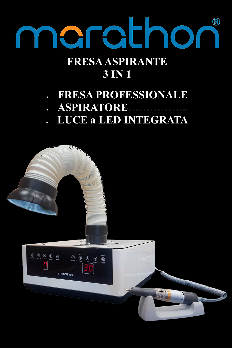 Aspiratore con fresa Marathon ASP III