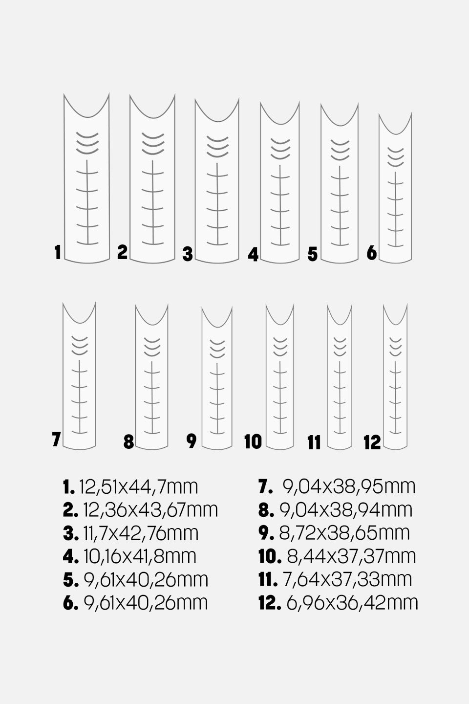 Tip per acrygel Dual Form 120 pz