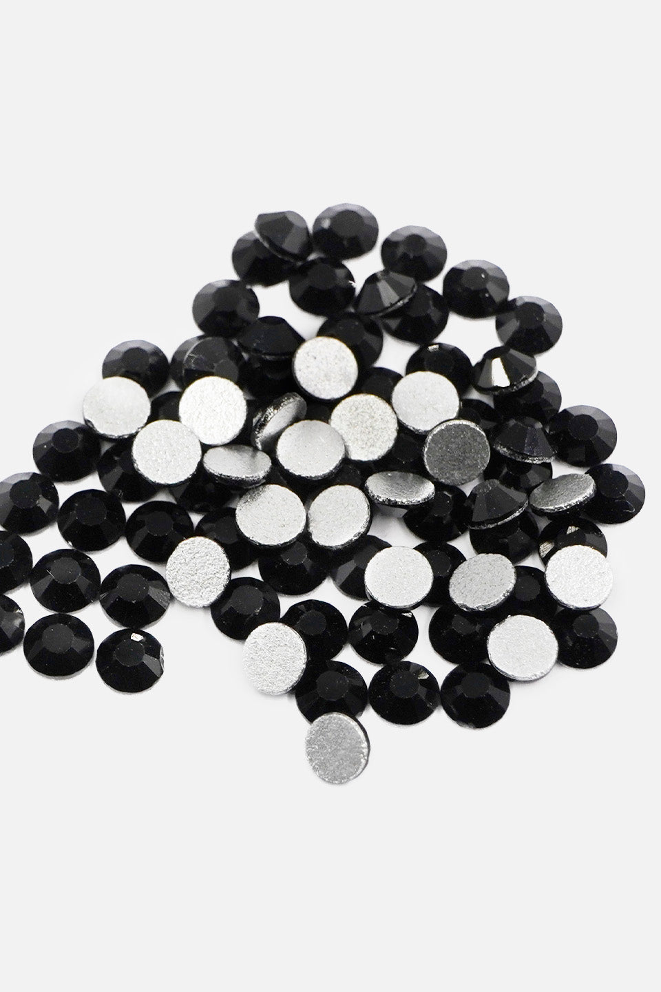 Cristales para uñas negros 1440 uds