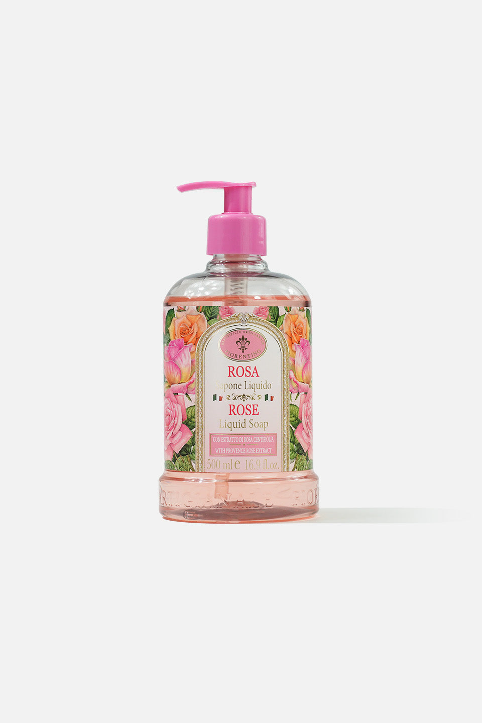 Sapone liquido mani rosa 500 ml