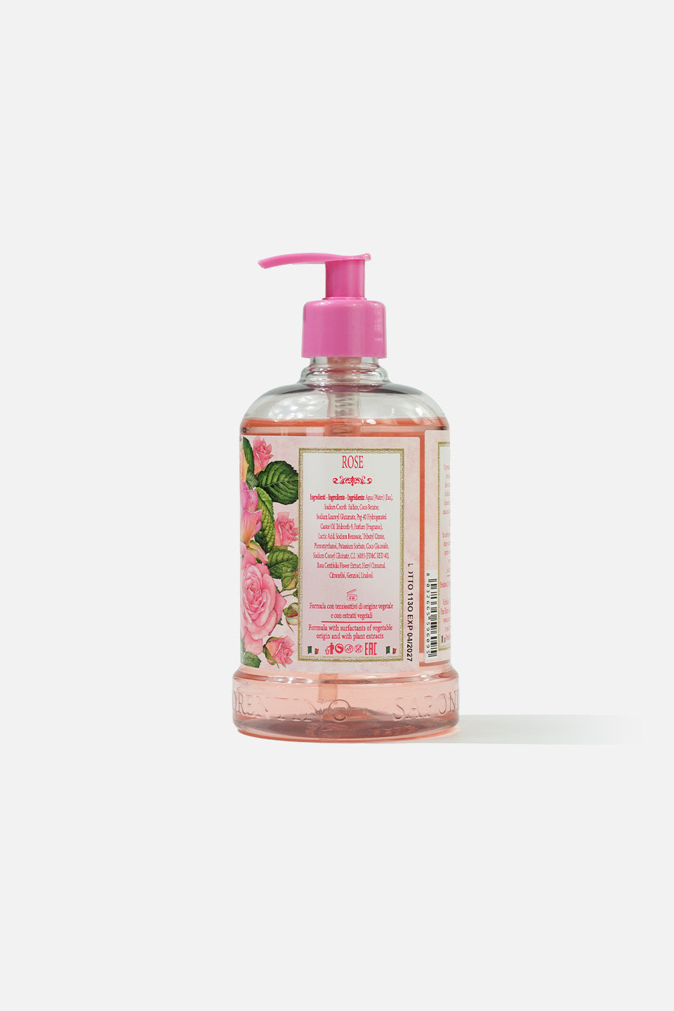 Sapone liquido mani rosa 500 ml