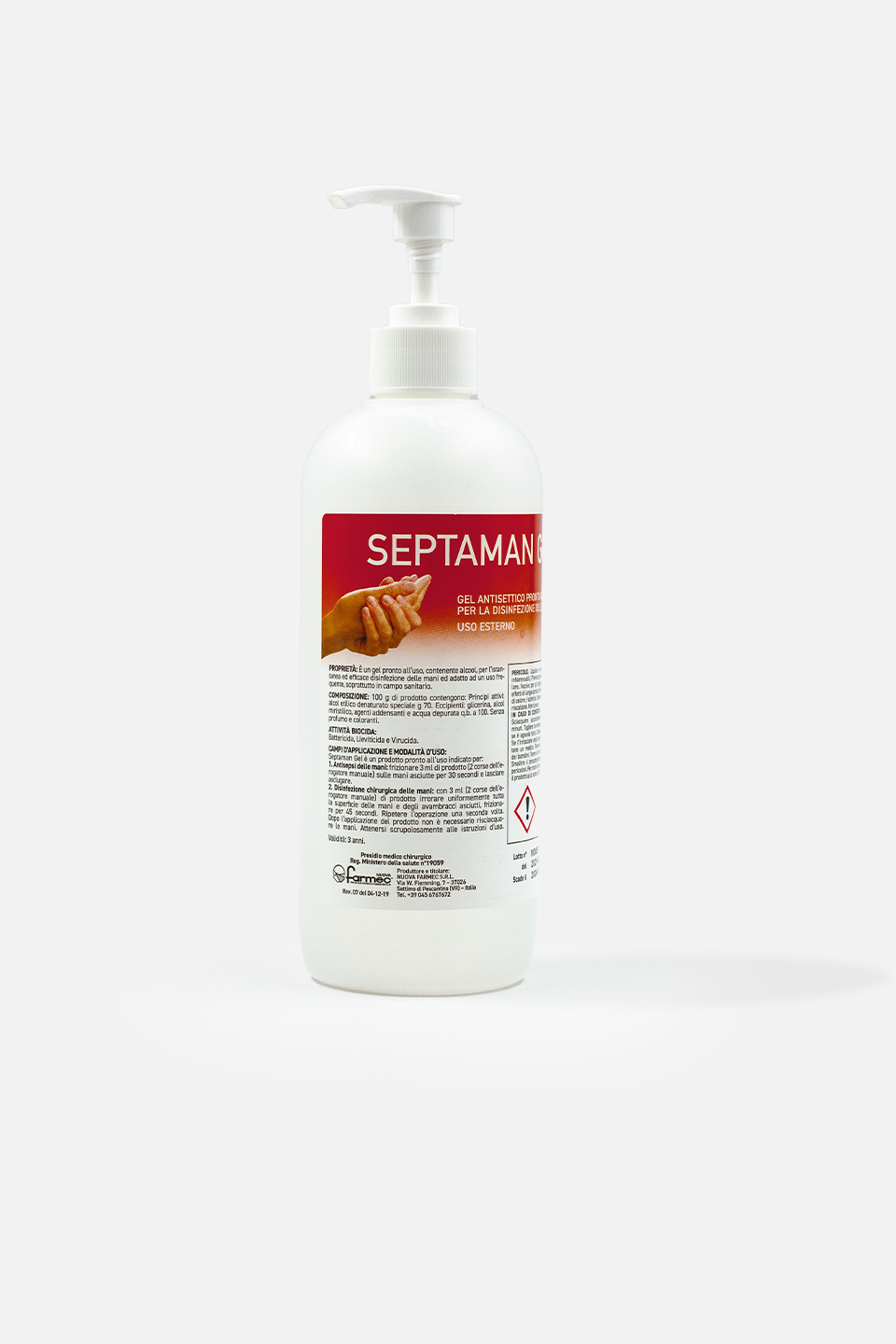 Gel antisettico Septaman 500 ml