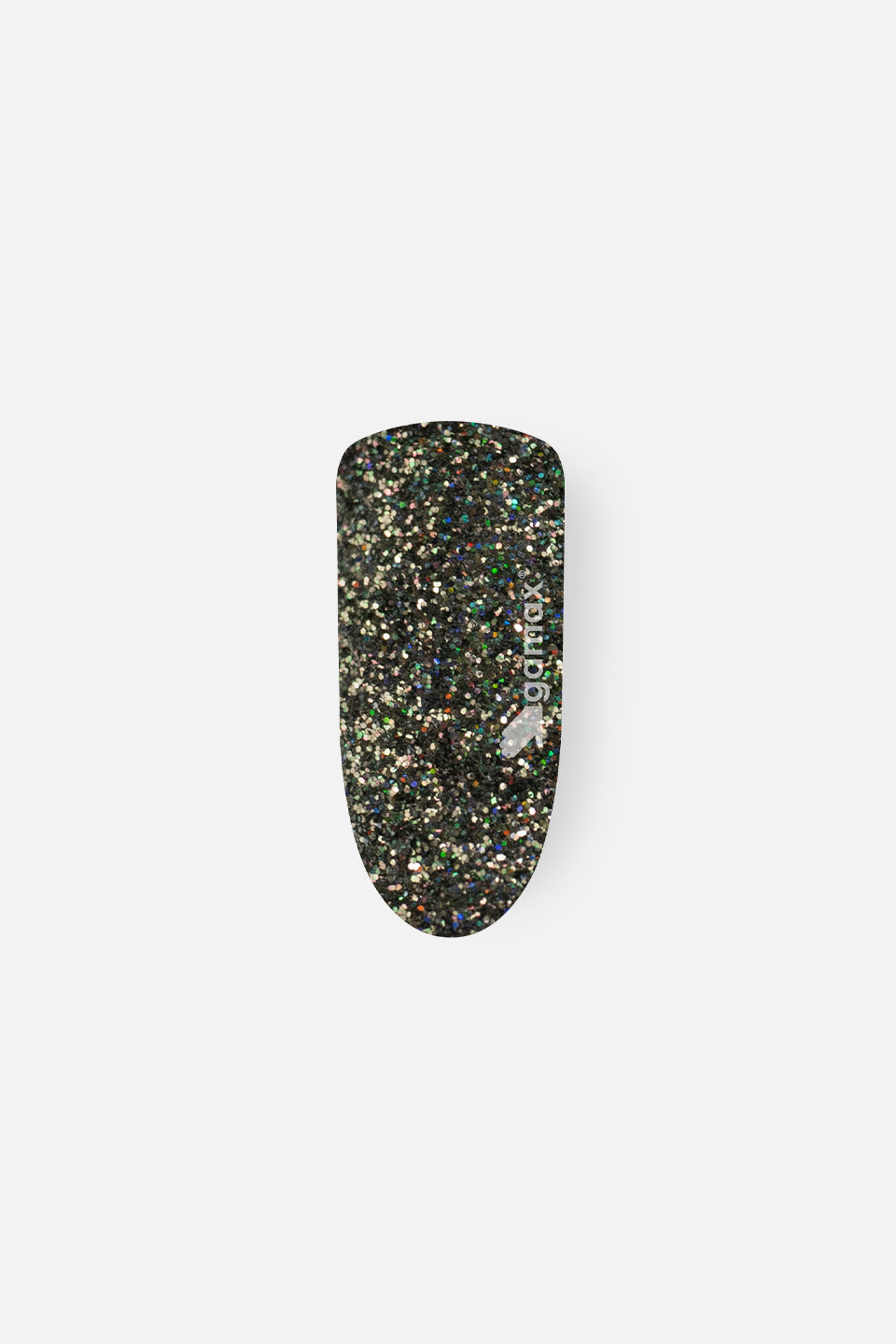 Glitter unghie in polvere nero