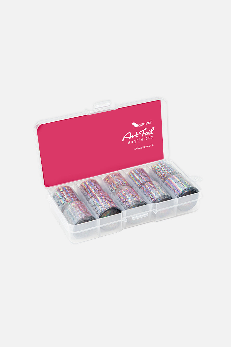 Foil para uñas Box Plateado