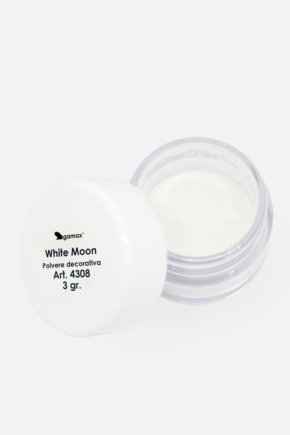 Polvere per unghie bianca White Moon