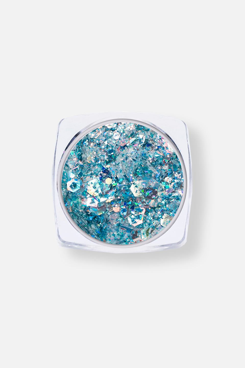 Paillettes unghie colore azzurro