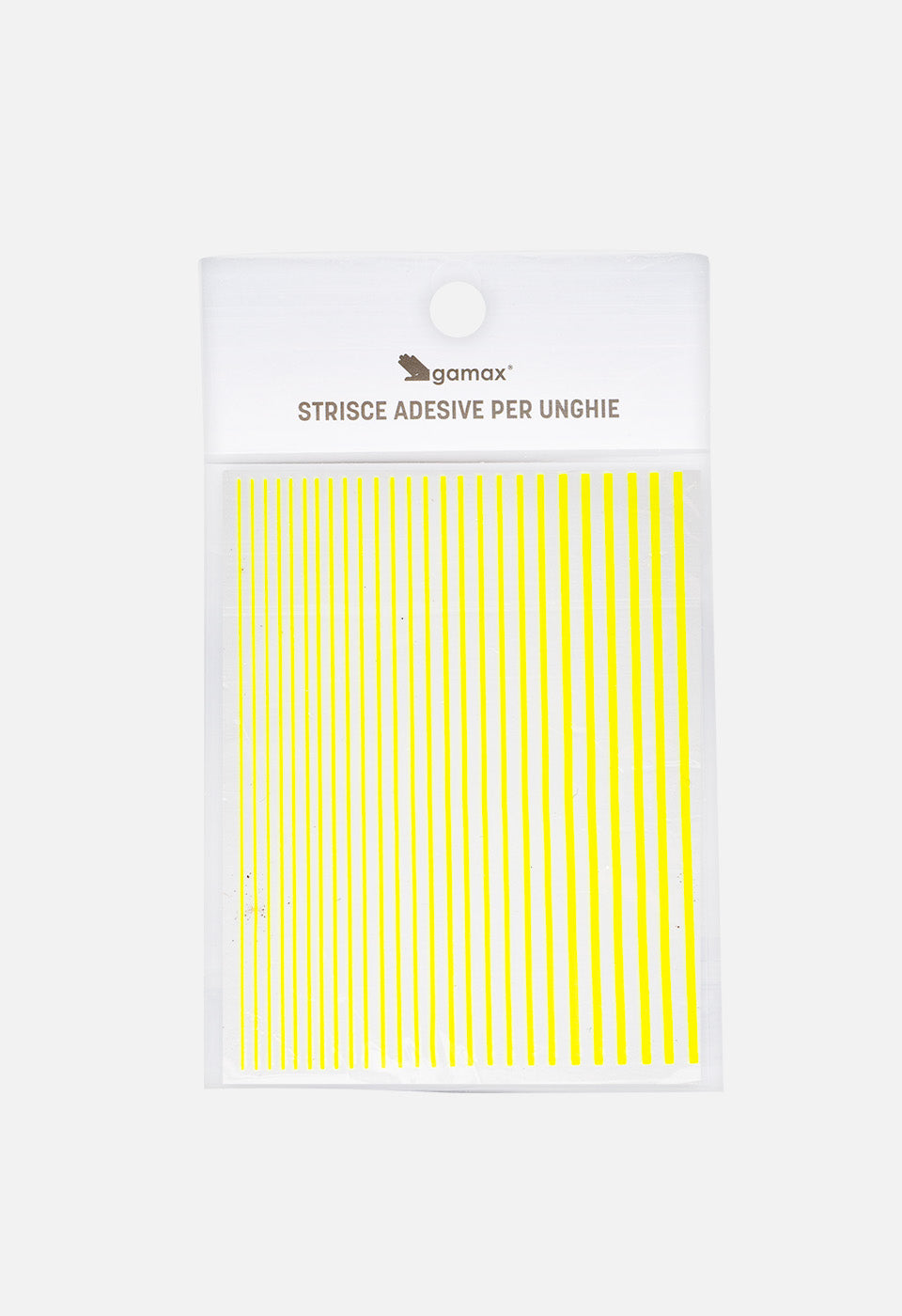 Strisce adesive unghie Giallo Fluo