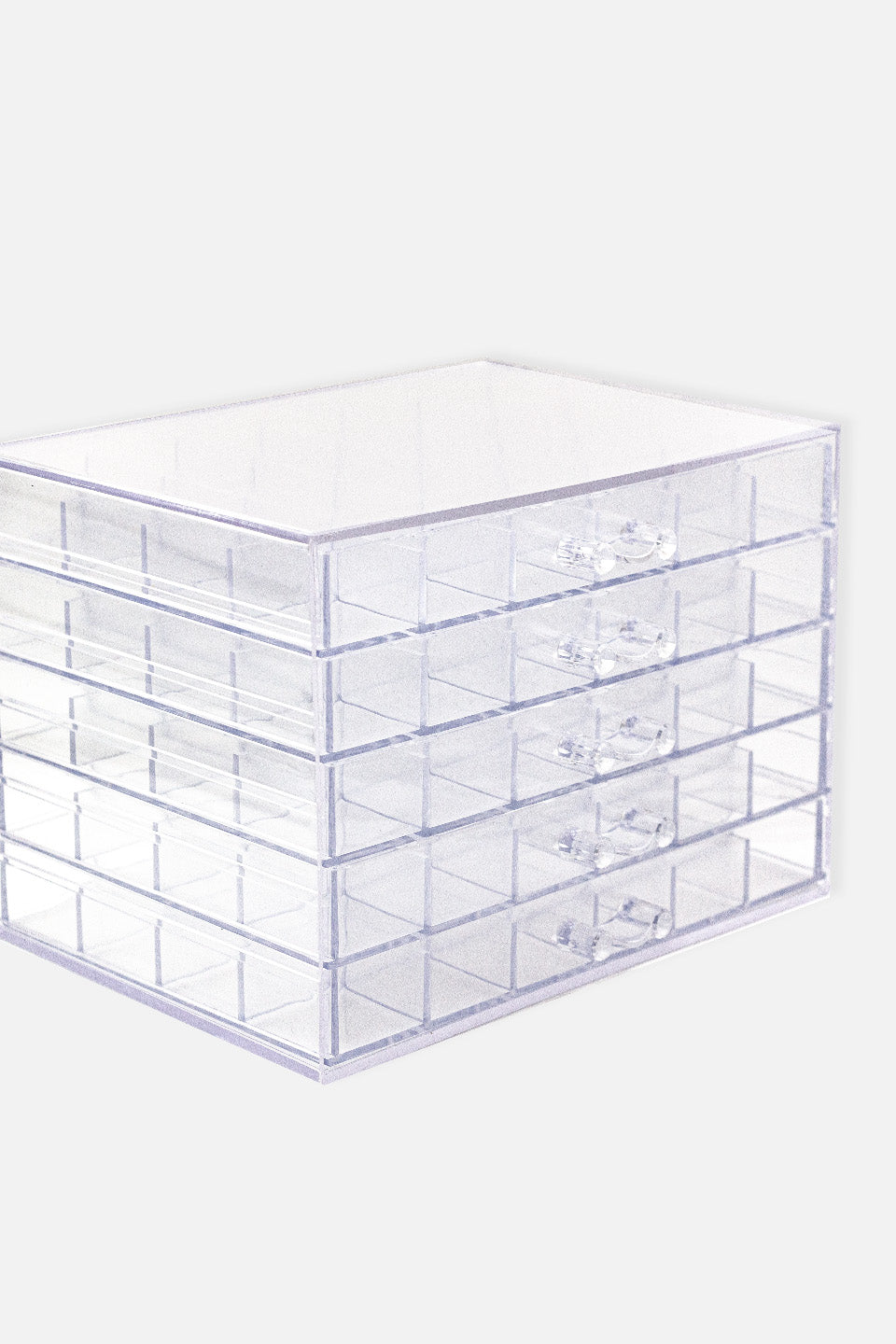 Organizer in plexiglass per accessori unghie