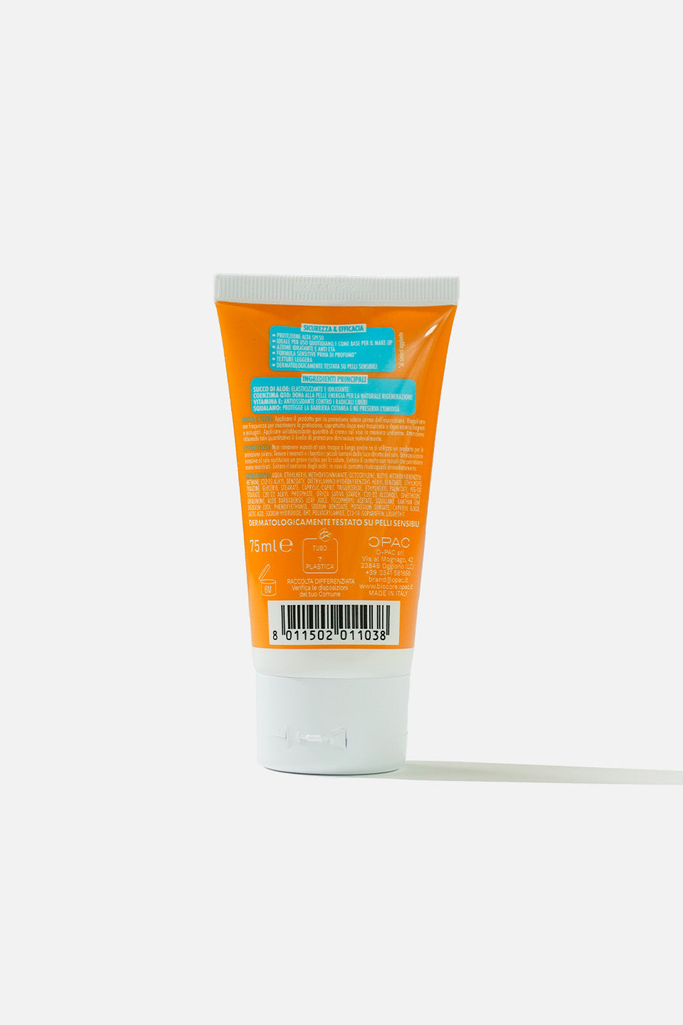 Crema solare viso 50 SPF 75 ml